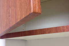 Belbien architectural film installation on a nurse's station and cabinets in an eastern North Carolina hospital.