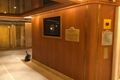 This project was for a global premier cruise line. Over 6000 square feet of lobby walls and columns had faded pink over just a few years. Belbien architectural film was applied to walls and columns in three elevator lobbies and an art gallery. Time to completion was 8 days.